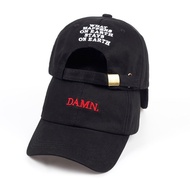 DAMN Embroidered Hip Hop Dad Hat Stitched Kendrick Lamar Rapper Snapback Unstructured Baseball Cap