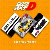 INITIAL D - AE86 - T*G STICKER - ATM STICKER - CARD STICKER - BANK CARD STICKER - TOUCH X GO STICKER