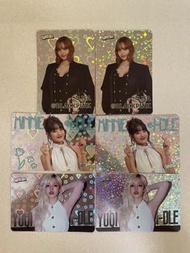 (清貨放) Yes Card 韓國女團Blackpink, Itzy, LE SSERAFIM, i-dle, aespa 夜光卡, 閃卡, 燙卡, 白卡