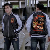 Sukajan Dragon Rider Bomber Jacket