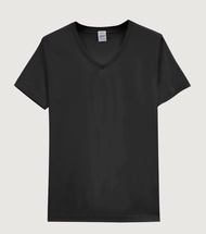 เสื้อคอวีตราห่านคู่ ของแท้ คอตต้อน100% ราคาส่งv1 กล่องมี 3 ตัว v