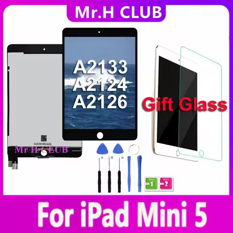 For iPad Mini5 5th Gen 2019 A2124 A2126 A2133 LCD Display Touch Screen Digitizer Assembly Replacemen