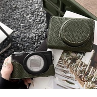 กระเป๋าใส่กล้องแบบสะพายข้างสำหรับ Canon G7X3 V1 กระเป๋าใส่กล้องแบบย้อนยุคแบบป้องกันสำหรับ G7X Makr I