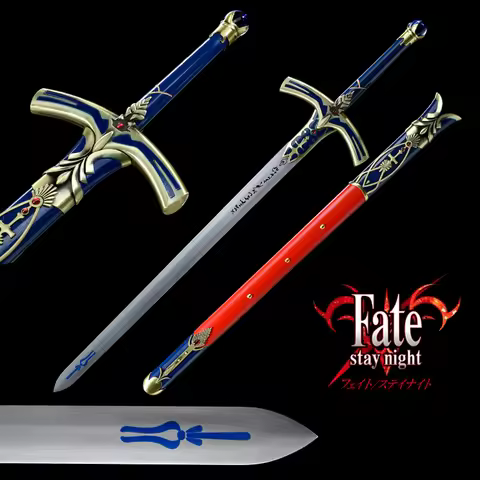 Fate/Stay Night Sword Alter Saber Excalibur Morgan Stainless Steel Blade Cosplay Prop Swords Home Me
