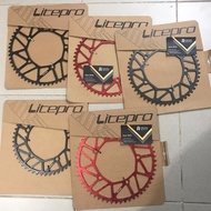 Chainring Litepro Hollow 50T 52T 54T 56T 58T BCD 130 chain wheel Single Alloy Folding Bike