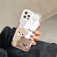 IPHONE 1.5mm Thick Crack Case 7 Plus 8 Plus Clear Anti-Fall Shockproof Casing