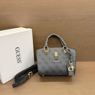 GS Womens Mini Top-Handle Bag (22×9×15cm) | Monogram/Solid Style with G Charm