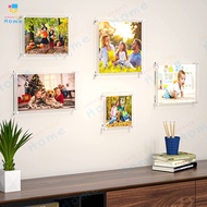 6 8 10 12 Inches B5 A4 A3 Acrylic Photo Frame Wall Display Table Stand 3MM+3MM Thickness