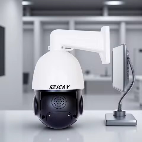 IP Camera PTZ Outdoor SZJCAY With Wiper 12MP 4K POE PTZ IP Camera Hikvision Protocol Auto Tracking O