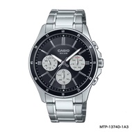 นาฬิกา CASIO นาฬิกาข้อมือ ผู้ชาย สายแสตนเลส รุ่น MTP-1374D MTP-1374D-1A MTP-1374D-1A2 MTP-1374D-2A M