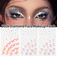 Acrylic Fish Scale Patch Drill / DIY Face Shell Mermaid Shark Makeup Sticker / Makeup Ball Sparkling