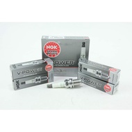NGK V-Power Spark Plug BKR6E-11 (4 Pack) Compatible With SUBARU OUTBACK 2.5I 2011-2012 2.5L/2458cc
