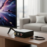 AV to HDMI-compatible  1080P 1920x1080  NTSC/PAL  Penukar Video AV ke HDMI-Serasi 1080P 1920x1080 So