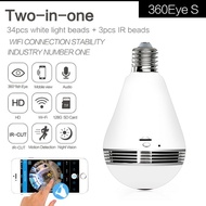 [HCM]CAMERA BÓNG ĐÈN QUAY TOÀN CẢNH 360 ĐỘ 3.0MP 360EYES EC29D-Q11