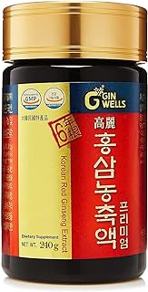 ILHWA Pure Concentrated Red Ginseng Extract (8.4oz, 240g) - 100% Korean Panax Root 50,000mg. 6 Years Grown. Tea. Boost Energy.