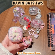READY STOCK!For BAVIN BA19 TWS Casing Case Soft Silicone Earphone Case DIY Cute Cartoon