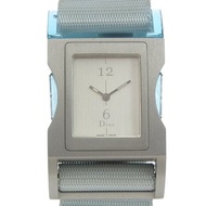 【日本直郵】Dior 迪奧 Chrissie 47 腕錶 D100-322 鋁合金×尼龍 石英 指針式顯示 銀色錶盤 女仕款【二手】