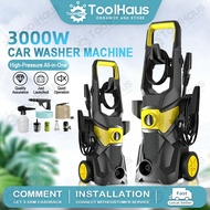 Car Wash Machine True 220Bar High Pressure Water Jet Water Jet Mesin Cuci Kereta 3000W Cleaner Spray
