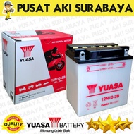 AKI BASAH ACCU YUASA 12N10 12 VOLT 10 AMPER 12N10-3B BATERAI ODONG