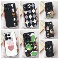 Moto G86 Power 5G Case Cute Luxury Fashion Flowers Funny Painted Silicone Back Cover Motorola G86 Po