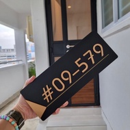 Customised Unit Sign door sign/unit number signage Customised Door Unit House Numbers Plaques Unit N