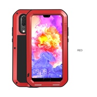 LOVE MEI Metal Waterproof Case For Huawei P20 Shockproof Cover For Huawei P20 Pro P20 Case Aluminum Protection P20 Gorilla glass