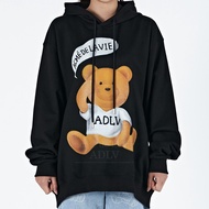 [ADLV] 100％ authentic UNISEX Over fit (SPEECH BALLOON TEDDY BEAR HOODIE)