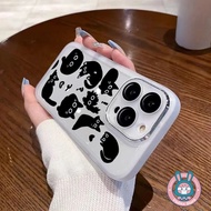 Cute Black Cat Phone Case For Realme GT 7 6 5 GT Neo 6 5 SE 2T V70 V60 V60S V50 V50S V23 V13 C15 C12