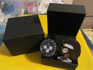 絕版 新淨 A BATHING APE TYPE 4 BAPEX T004 猿人頭 手錶 全黑 Daytona full set