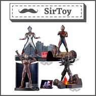 Banpresto Ultraman Tiga / Dyna Special Effects Stagement Evil Tiga / Ultraman Dyna / Zeluganoid / Te