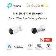 TP-Link Wire-Free Smart 2K QHD Security Camera  TC85 (C425), TC82