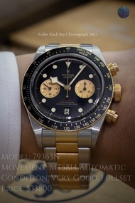 🟡新品同樣Tudor 18K金鋼 Black Bay Chrono/ 鋼帶款✅- 79363N🔥
二手中古 TUDOR Black Bay Chrono S&G 79363N
-18K黃金錶圈
-18
