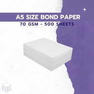 A5 Bond Paper Machine Cut 500 pcs 70gsm A5 Paper