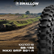 Ban Luar Trail Swallow Maxi Grip Ukuran 100/100-18, 80/100-21 Ban Motor Kawasaki KLX150/CRF/WR155/Motor Trail Trabas Offroad Swallow Maxi Grip