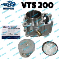 SYM VTS200 VTS 200 Original Cylinder Block Set + Piston + Ring 12100-HLA-010-A