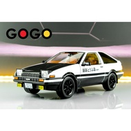Toyota AE86 Trueno Initial D 1:18 Model Car Metal Diecast