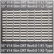 แถบไฟ LED 12ชิ้นสำหรับ LG 55นิ้ว55LB671V 55LB675V 55LB673V 55LB677V 55LB679V 55LB690V 55LB700V 55LB720V 55LB730V 55LB670V 55LB7200