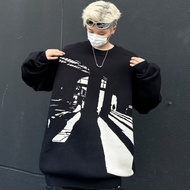 SUODUN | Retro Loose Fit Crewneck Cleanfit Knitwear