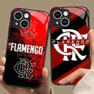 CK-56 Flamengo HD Glass Casing for iphone 11 13 12 Mini Pro Max