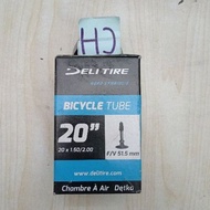 Delitire Tube Inner Tube 20x1.50-2.00 FV 51.5 mm Deli Tire 20 x 1.50-2.00 FV