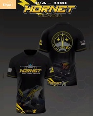 [BUY NOW] F/A-18D HORNET Pikachu Night Strike Fighter Black Polyester Tshirt Military Fans Aviation 