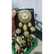 Gonjer ALPAKA BALI ROUND KEBAYA BROS SET