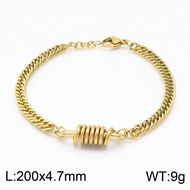 Fashion Women Men Girls Silver Color Stainless Steel Chain Round Bangle Bracelets Jewelry