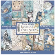 Stamperia Universe 8x8 Inch Liner Paper/Pattern Paper Pad Cosmos Double-Sided