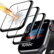 3pcs Watch Screen Protector Black Soft Screen Protector Compatible With Apple Watch Screen Film 45/4
