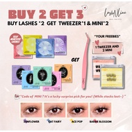 LashNLine【B2G3】 Bulumata Palsu Tanpa Gam Lekat Sendiri Tahan Seharian PRE-GLUE EYELASHES LAHSES REUS
