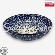 [SOLO European Home Furnishing] Polish Pottery CA Wave Bowl 16cm Designer Style U871 Fruit Salad Bre