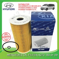26320-2F000 ORIGINAL KIA HYUNDAI OIL FILTER SORENTO XM 2009-2015 STARIA 2.2 2022 TUCSON 2.2 TL ENGIN