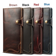 Fierre Shann Genuine Leather For Samsung S20 Ultra Note 10 Plus 9 Case Wallet Flip Case for Samsung Galaxy S8 S9 S10 Plus Note 8 9 10 Case
