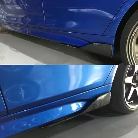 Real Carbon Fiber Side Skirts Splitters For BMW M5 F10 G30 F22 G22 F87 M2 M2C F32 F82 M4 E92 F30 M3 